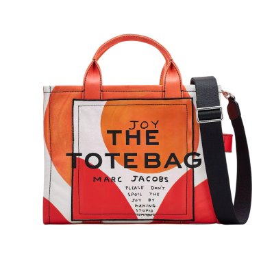 DAVID SHRIGLEY X MARC JACOBS CANVAS MEDIUM TOTE BAG